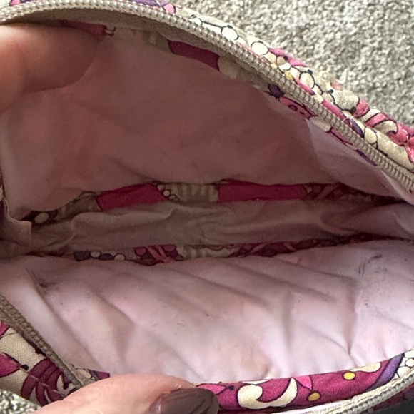 Vera Bradley Floral Pink Pencil Case - Picture 2 of 3